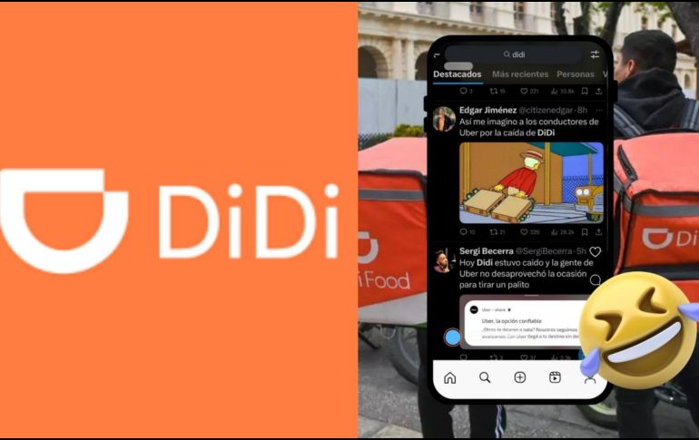 Cientos los usuarios de la plataforma DiDi reportaron en redes sociales las fallas en el servicio durante la mañana de este miércoles. ESPECIAL