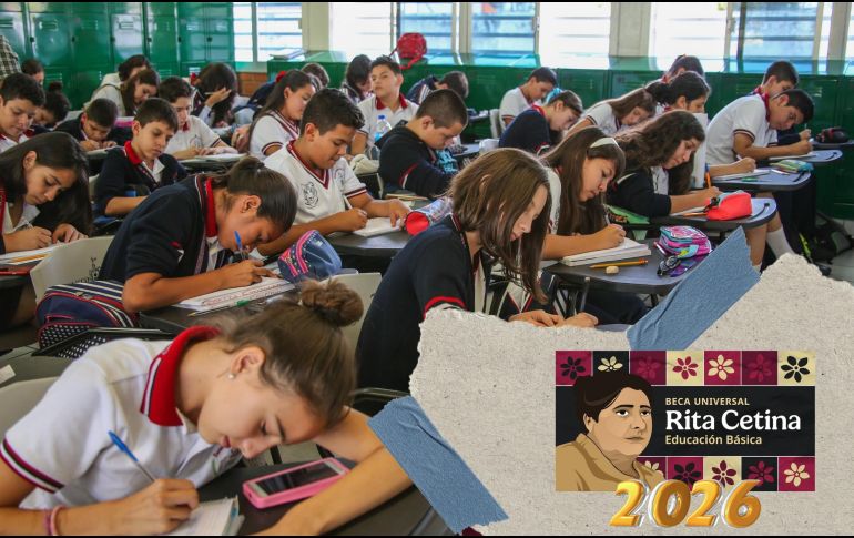 El monto adicional representa un incentivo directo para quienes sostienen los estudios de varios adolescentes, ayudando a cubrir gastos de transporte, materiales y uniformes. ESPECIAL / EL INFORMADOR y CANVA