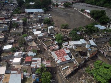 Hidalgo es el estado más impactado, con 28 municipios afectados y 84 comunidades aun sin acceso terrestre. AFP / A. Estrella