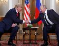 Donald Trump y Vladímir Putin en una imagen de archivo. AP