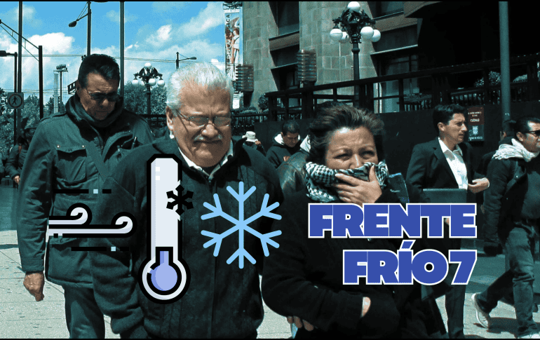 El Frente Frío número 7, el cual se ubica en el país y el Servicio Meteorológico Nacional (SMN) ha dado a conocer cuando dejara de afectar al territorio nacional. SUN/ ARCHIVO