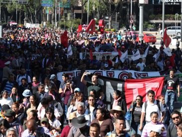El CNTE llama a sus agremiados y a la sociedad civil a mantenerse informados y en apoyo al movimiento magisterial. SUN / ARCHIVO
