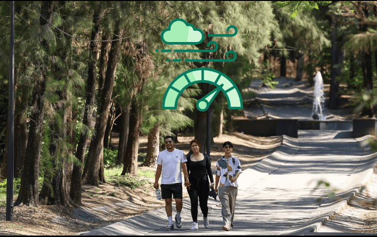 Índice de la calidad por zonas del AMG. EL INFORMADOR / ARCHIVO