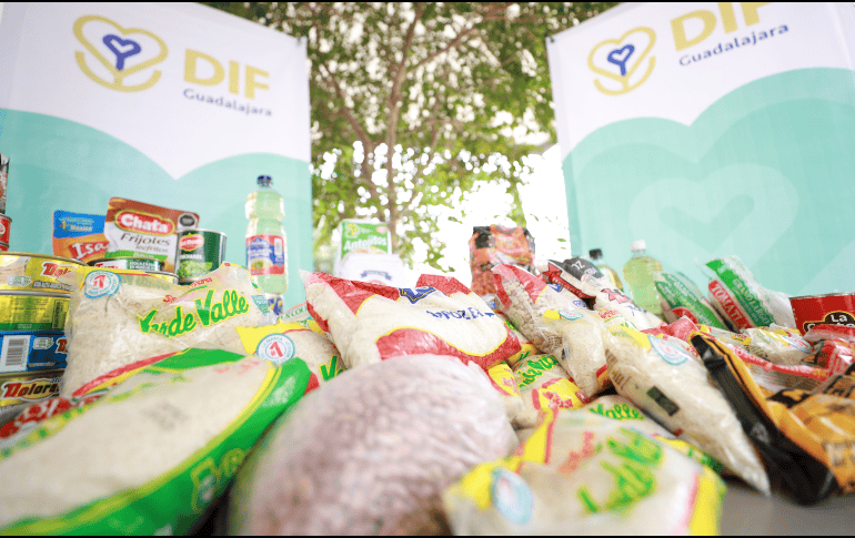 Los artículos reunidos serán destinados a los damnificados en Puerto Vallarta y Veracruz. ESPECIAL/DIF Guadalajara