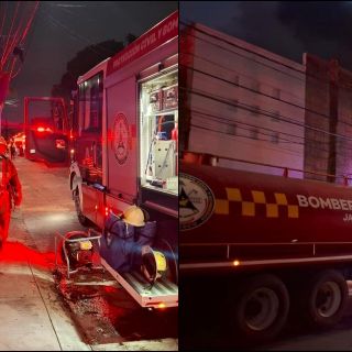 Controlan incendio en fábrica de pelotas en Tlaquepaque
