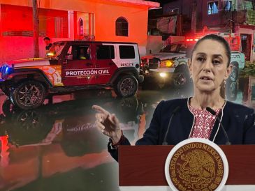 Esto dijo Sheinbaum hoy de visita en Tamaulipas por el crecimiento del río Pánuco. ESPECIAL / Protección Civil Tamaulipas / EFE / ARCHIVO