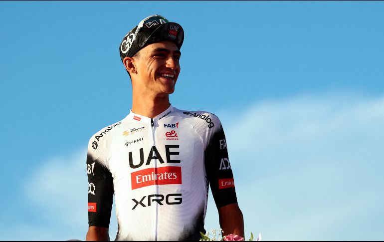 El ciclista mexicano Isaac del Toro, en una imagen de archivo. AFP / ARCHIVO