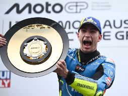 Conforme se desarrollaba la carrera, Raúl Fernández lograba consolidar su primera posición, abriendo una notable ventaja sobre Pedro Acosta. EFE / J. Carrett