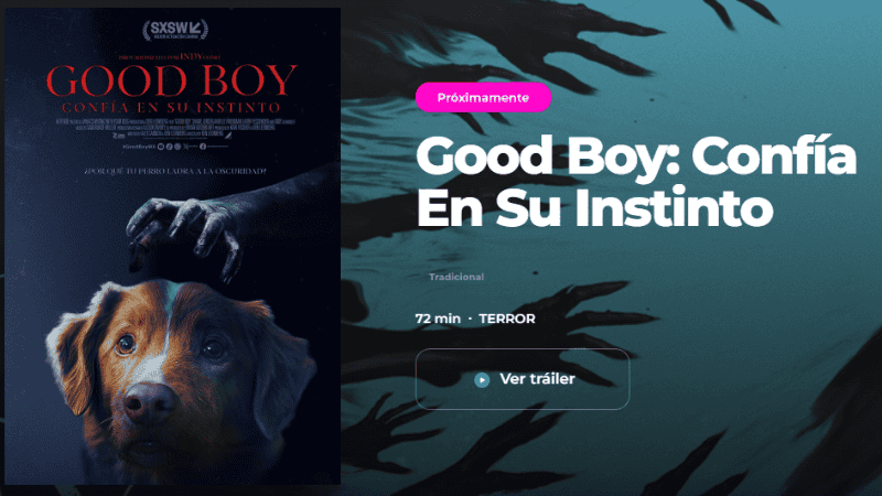  Este filme, que tiene una duración de a penas 72 minutos, se estrenará el próximo 23 de octubre en las salas de la cadena mexicana de cines. ESPECIAL / Cinépolis