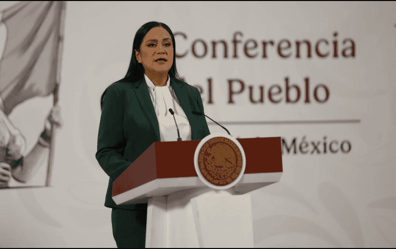 Montiel declaró que el Gobierno de México enviaría un mensaje de texto para que la ciudadanía acuda en forma ordenada a recoger dicho apoyo. SUN / F. Rodríguez