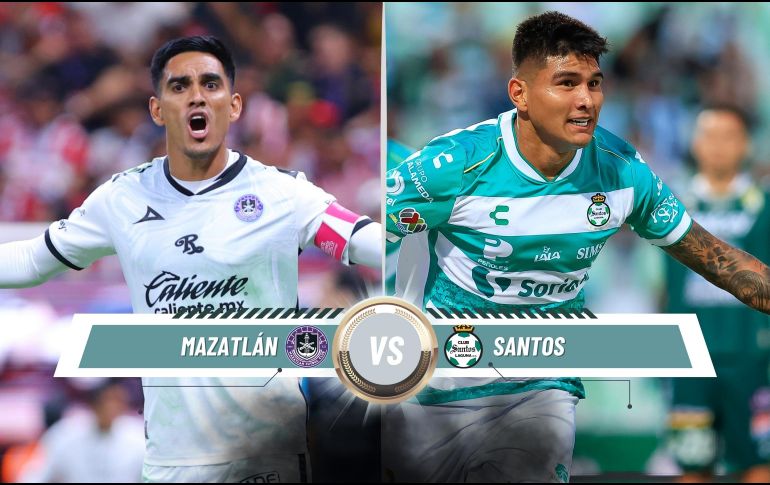 El partido entre Mazatlán y Santos Laguna tiene como objetivo que ambos equipos mejoren su posición en la Tabla General del Apertura 2025. ESPECIAL / IMAGO7 y CANVA