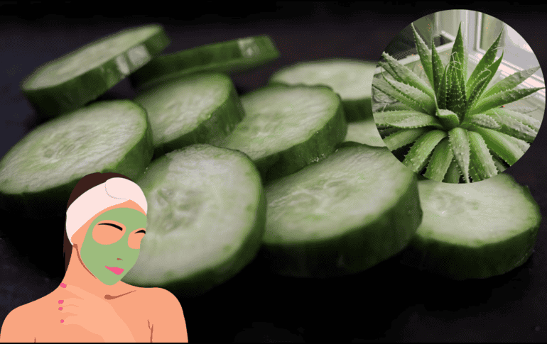 Descubre para qué sirve la mezcla de pepino y aloe vera. UNSPLASH / L. RANGEL / J. SMART