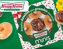 Krispy Kreme lanza sus irresistibles donas mini, pequeñas, deliciosas y perfectas para compartir con quienes más quieres. Krispy Kreme/ESPECIAL
