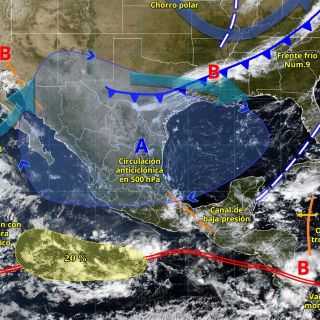 SMN alerta por intensas lluvias y descenso de temperatura en México a mitad de semana