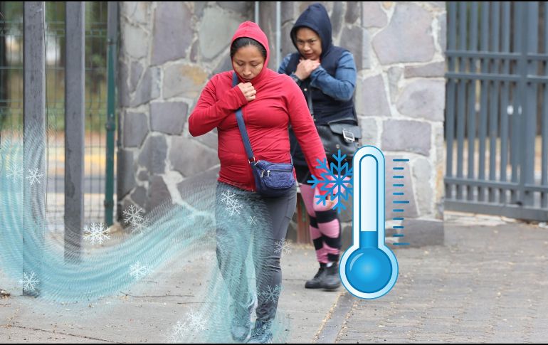 Pronóstico de temperaturas mínimas para hoy 22 de octubre de 2025. EL INFORMADOR / ARCHIVO