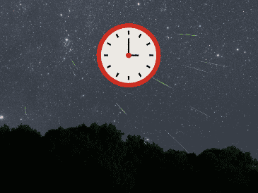 La lluvia de estrellas Oriónidas tendrá su momento de máxima actividad entre hoy 22 de octubre. ESPECIAL / CANVA