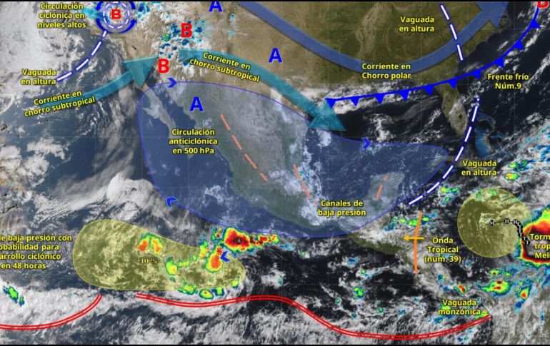 Las autoridades exhortaron a la población a mantenerse informada y extremar precauciones. ESPECIAL/ SMN.