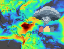 El fenómeno se encontraba a 345 kilómetros (215 millas) al sureste de Kingston, en Jamaica, y a 440 kilómetros (275 millas) al suroeste de Puerto Príncipe, en Haití. CANVA