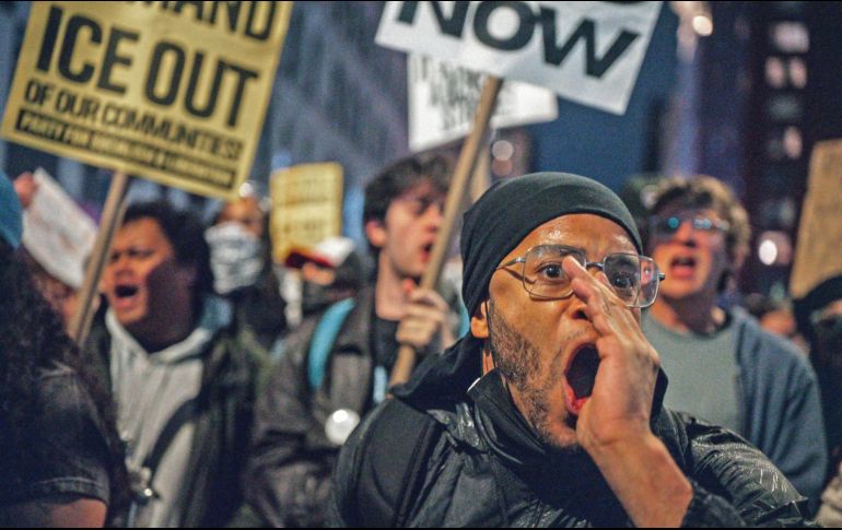 Las comunidades afroamericanas, latinas y asiáticas, protagonistas de las manifestaciones contra el ICE. EFE
