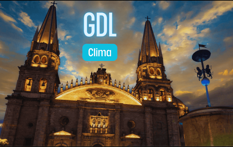 Las temperaturas esperadas para este viernes en Guadalajara serán ligeramente más cálidas que ayer. ESPECIAL / CANVA