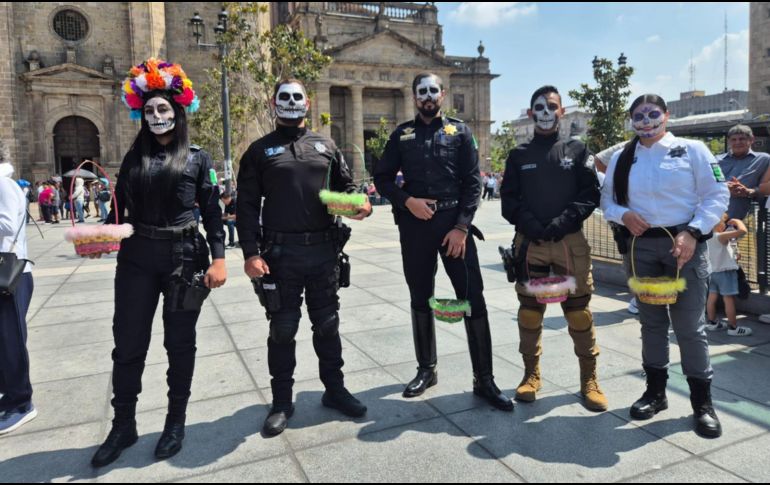 El Escuadrón Catrina participará en diversas actividades culturales, lúdicas y de proximidad. EL INFORMADOR/R.BOBADILLA
