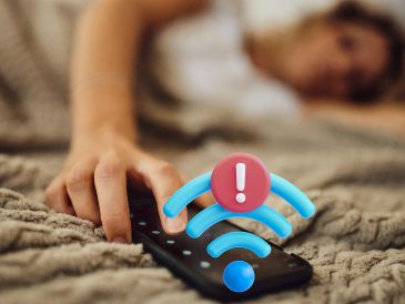 Desactivar la conexión a Internet durante el periodo de descanso ayuda a reducir el consumo energético, tanto en el router como en los dispositivos que reciben su señal. ESPECIAL / CANVA