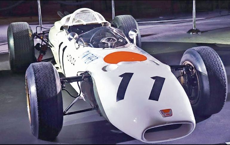 Honda celebra 60 años de su primera victoria en la F1, que fue en México. ESPECIAL