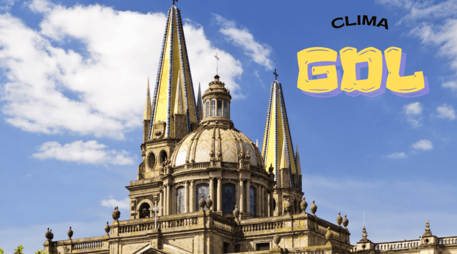 La probabilidad de lluvia para la ciudad de Guadalajara es prácticamente nula. ESPECIAL / CANVA