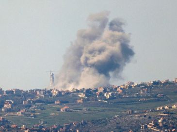 Los drones israelíes llevan días volando de forma incesante sobre Beirut,  en lo que ha sido interpretado como un aviso.  AFP / ARCHIVO