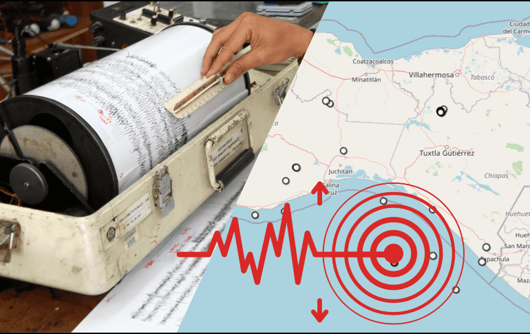Durante las primeras horas de este 27 de octubre se presentó actividad sísmica en el estado de Chiapas. EFE / ARCHIVO / ESPECIAL / Sistema Sismológico Nacional
