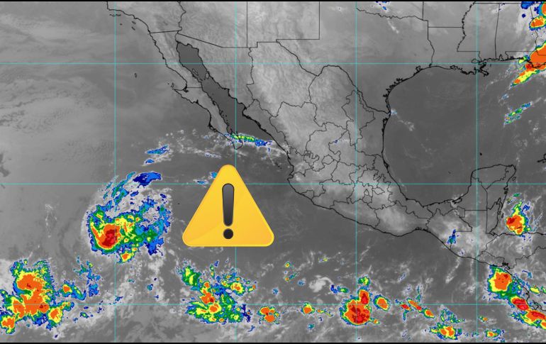 Pronóstico para este lunes 27 de octubre de 2025. ESPECIAL / SMN