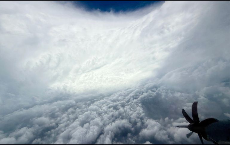 Fotografía del huracán 