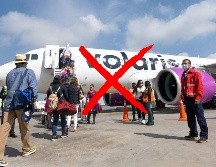 Los vuelos afectados incluyen las rutas de Aeroméxico, Volaris y Viva Aerobus. SUN / ARCHIVO