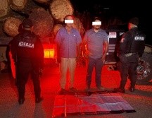 Los detenidos fueron puestos a disposición de un agente del Ministerio Público federal. ESPECIAL / Policía del Estado