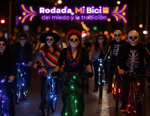 La Rodada del miedo y la tradición forma parte de las actividades culturales que buscan rescatar el espíritu del Día de Muertos. DALL-E/ X/@MiBiciPublica