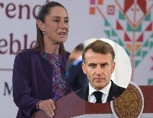 Sheinbaum añadió que se prevé una conferencia conjunta con el mandatario francés. SUN / G. PANO / EFE / ARCHIVO