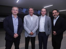 Raymundo Cavazos, Óskar Beckman, Juan José Frangie y Rodrigo Almendares. GENTE BIEN JALISCO /