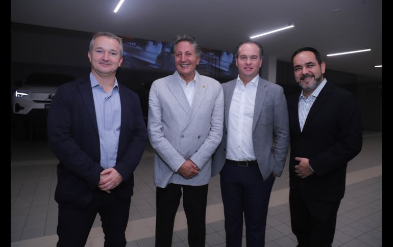 Raymundo Cavazos, Óskar Beckman, Juan José Frangie y Rodrigo Almendares. GENTE BIEN JALISCO /