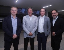 Raymundo Cavazos, Óskar Beckman, Juan José Frangie y Rodrigo Almendares. GENTE BIEN JALISCO /