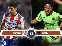 San Luis y Juárez se medirán este viernes en un duelo de la Jornada 16 del Torneo Apertura 2025. ESPECIAL / IMAGO7 y CANVA