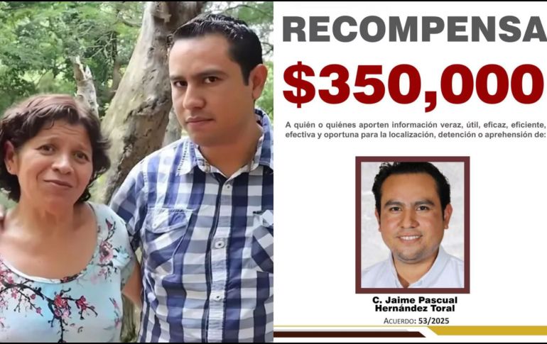 La Fiscalía General del Estado de Veracruz emitió una orden de búsqueda en contra de Toral, también identificado como Jaime Pascual Hernández Toral, y ofreció una recompensa de aproximadamente 300 mil pesos a quien brinde información que ayude a dar con su paradero. ESPECIAL