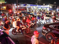 La Policía Vial pidió a la ciudadanía reportar conductas peligrosas o actos vandálicos durante las rodadas al número de emergencia 911. EL INFORMADOR/ARCHIVO