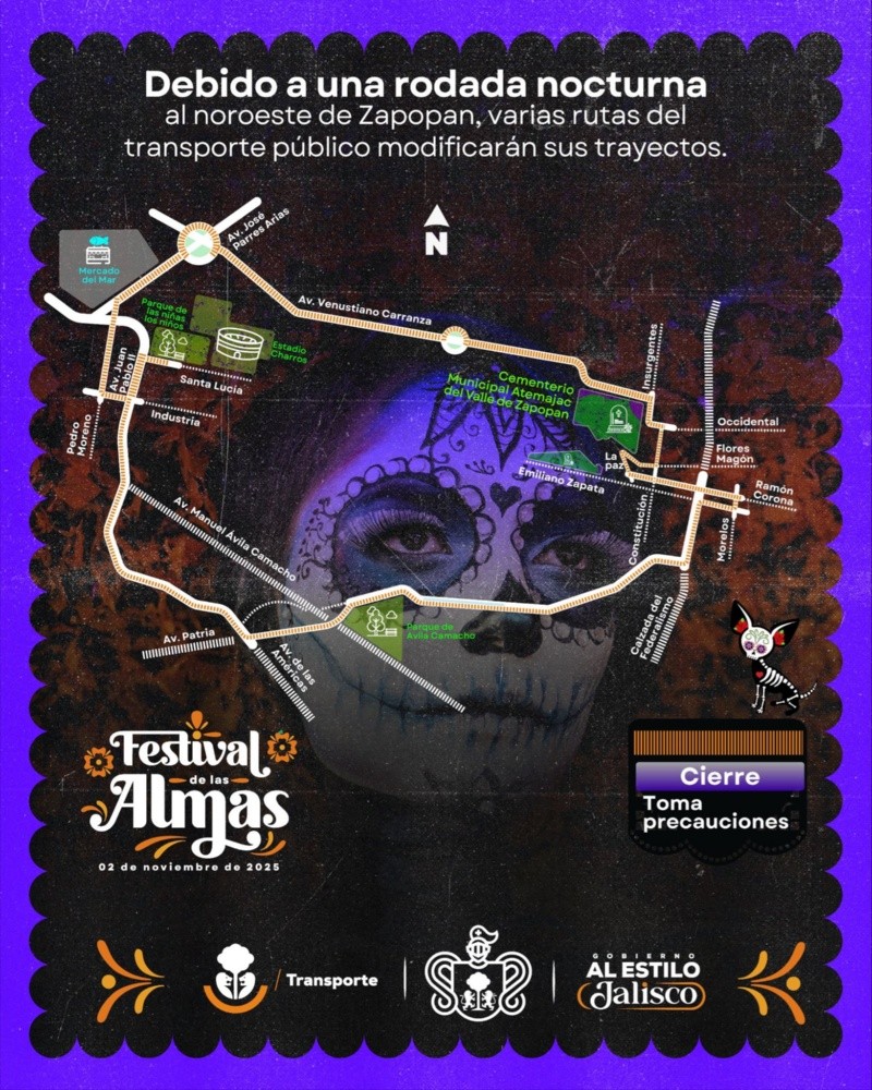  CORTESÍA/ Secretaría de Transporte Jalisco