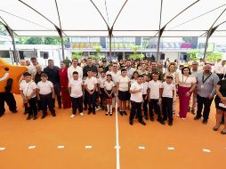 Pablo Lemus Navarro, Gobernador de Jalisco, afirmó que la renovación total de este plantel es muestra del interés que tiene el estado por posicionar a la educación, la infraestructura y la innovación educativa como pilares fundamentales para la formación de talentos. CORTESÍA