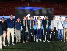 Los golfistas Carlos y Álvaro Ortiz, Joaquín Niemann y Sebastián Muñoz estuvieron presentes en la ceremonia. EL INFORMADOR/ J. ACOSTA.