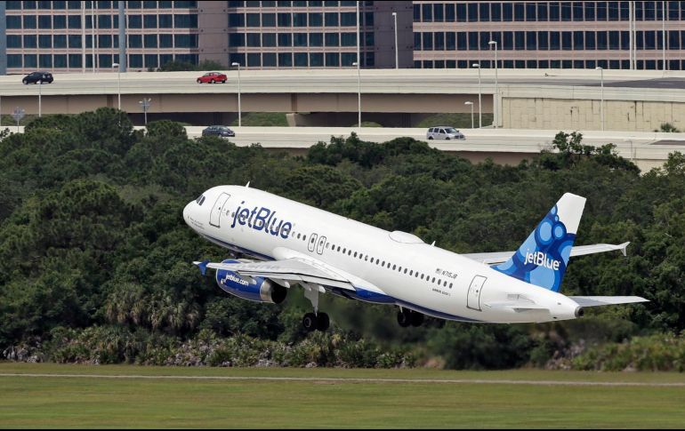 El Airbus de JetBlue tenía como destino Nueva Jersey. AP/Archivo