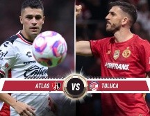 Atlas y Toluca se enfrentarán este fin de semana en el Estadio Jalisco. ESPECIAL / IMAGO7 y CANVA