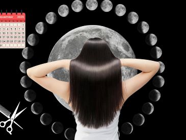 Sea cual sea la fase, no olvides consentir tu melena con tratamientos capilares a lo largo del mes. ESPECIAL / CANVA