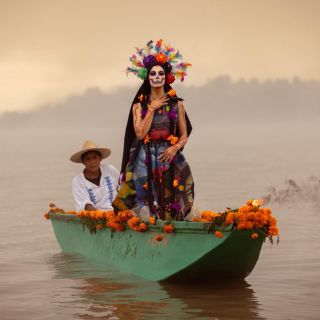 Así celebra la isla de Janitzio el Día de Muertos