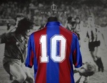 Se trata nada menos que de la histórica camiseta “rota” que Maradona usó en la final de la Copa del Rey de 1984